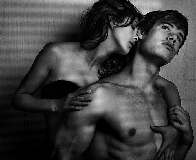 passionate embrace