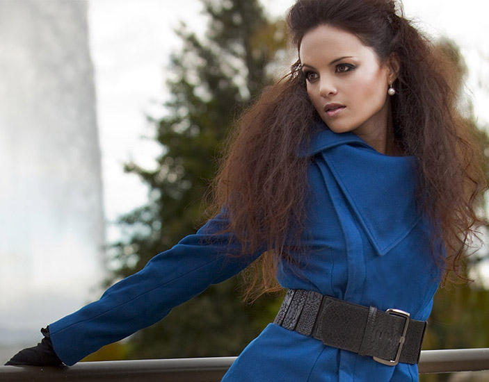 cobalt suede jacket
