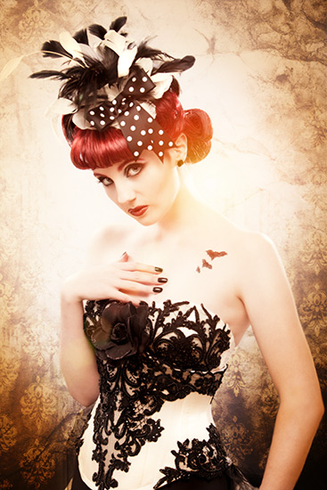 Rockstars and Royalty corsets. Evening ware. Victorian goth. Premiere Canberra photographer