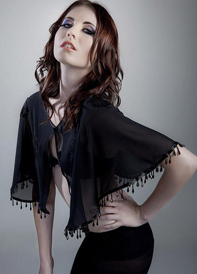 black lace beauty