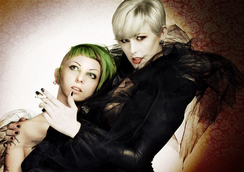 Tentacle Threads shoot in canberra, photo, editorial with a hint of dark goth wardrobe